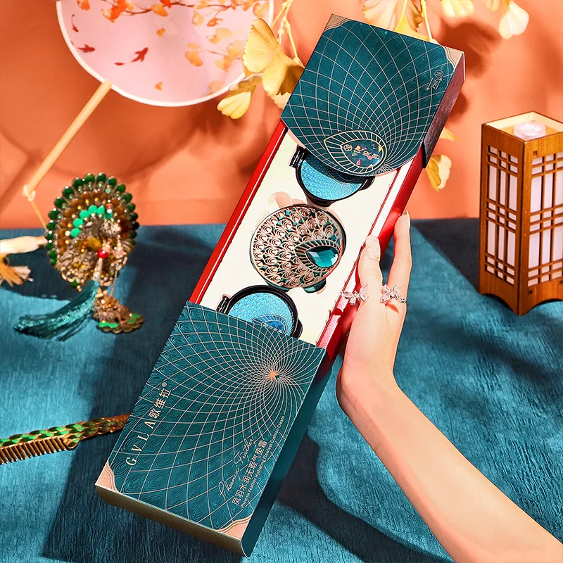 Poreless BB Air Cushion Foundation CC Cream Natural Concealer Hydrating Whitening Makeup Cosmetic Waterproof Brighten Face Base