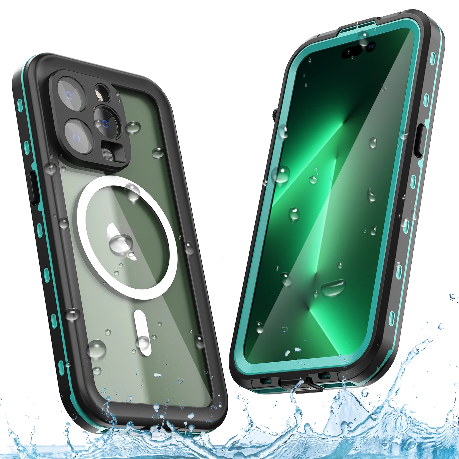 Waterproof Dustproof Magnetic Charging Full-Cover Diving Case