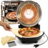 Crispy Crust Pizza Oven by Granitestone – Electric Pizza Oven Indoor Portable, 12 Inch Indoor Pizza Oven Countertop, Piz 1