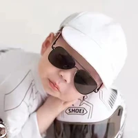 Heart Shaped Infant Glasses Newborn Photography Prop Baby Boy Girl Photo Shoot Round Sunglasses for Infants Eye Wear Accessories 4