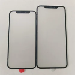 Verre extérieur de l'écran avant pour iPhone, pour modèles X, XS, XR, Max, 11, 12, 13 Pro, Mini LCD