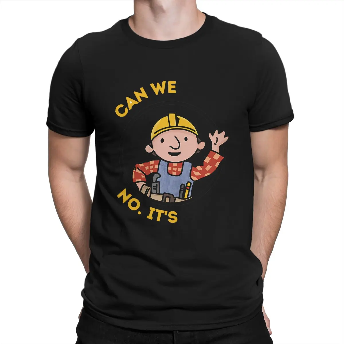 Divertente Riparazione Uomo Hip Hop Tshirt Bob The Builder Engineering Cartoon Leisure T Shirt Summer Stuff For Adult