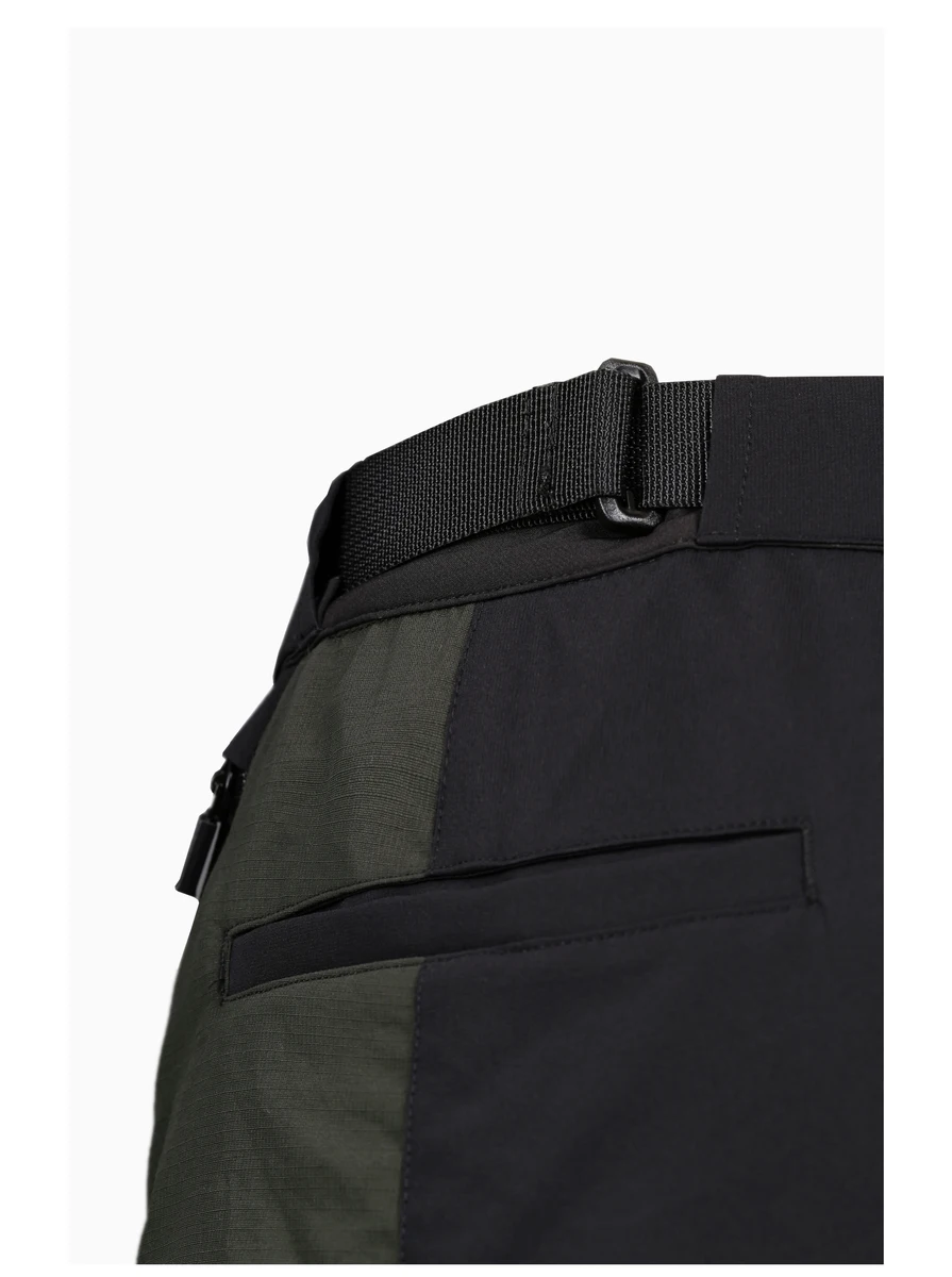 Reindee Lusion 21aw double shape zipper waterproof pants side molle waist adjustment stitching materials techwear gorpcore