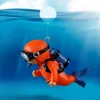LuminousCartoon Fish Tanks Decor Mini Diver Simulated Floating Mermaid Aquarium Fish Tank Decor Pendant Aquarium Accessories