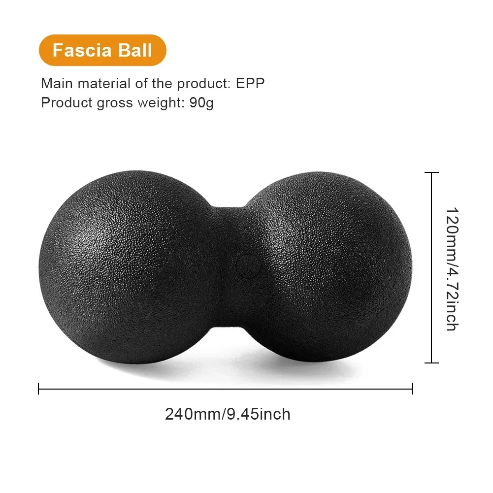 Peanut Massage Ball Yoga Roller Relax Tight Muscles Peanut Balls Myofascial Release EPP Exercise Ball for Exercise Fitness