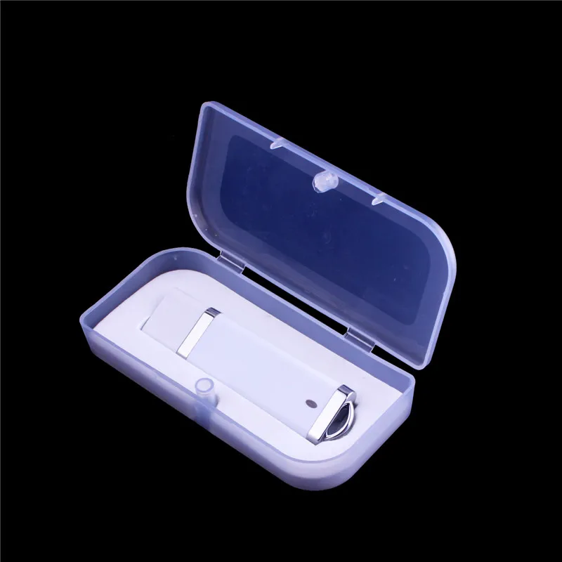 플라스틱 상자 USB 플래시 드라이브 128GB 블랙 메모리 스틱 64GB 크리 에이 티브 비즈니스 선물 펜 드라이브 32GB 레드 Pendrive 블루 U 디스크