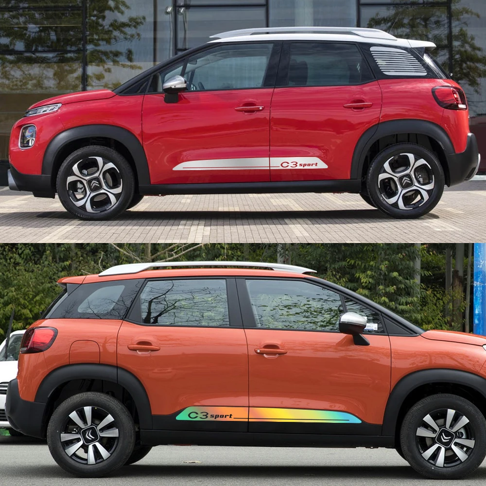 Car Door Side Sticker for Citroen C3 C 3 Aircross Sport Graphics