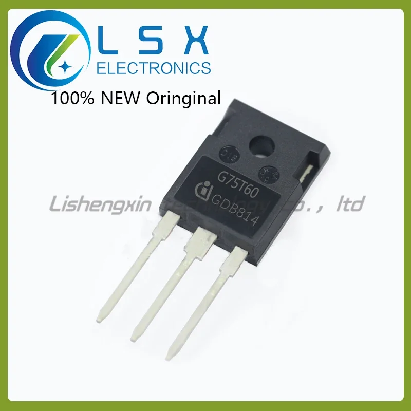 5pcs IGW75N60T G75T60 75A600V TO-247 New and Original