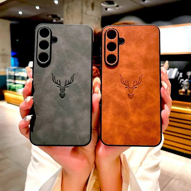 Vintage Leather Smartphone Case - Premium Protective Cover