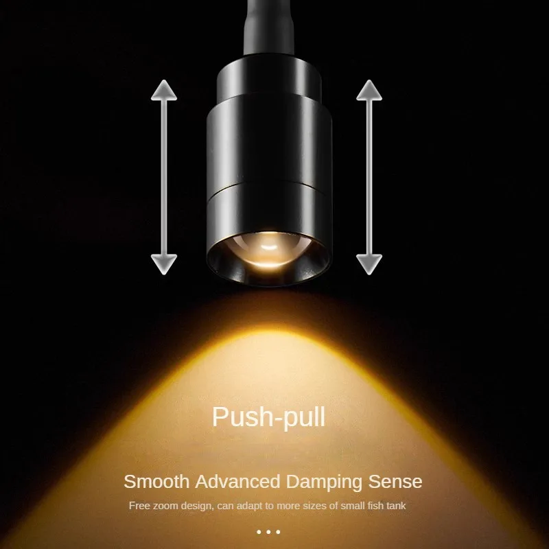Aquarium Mini Clip-on Lamp Spotlight South American Fish Tank Landscapin Lights Led Waterproof Adjustable Angle acuario