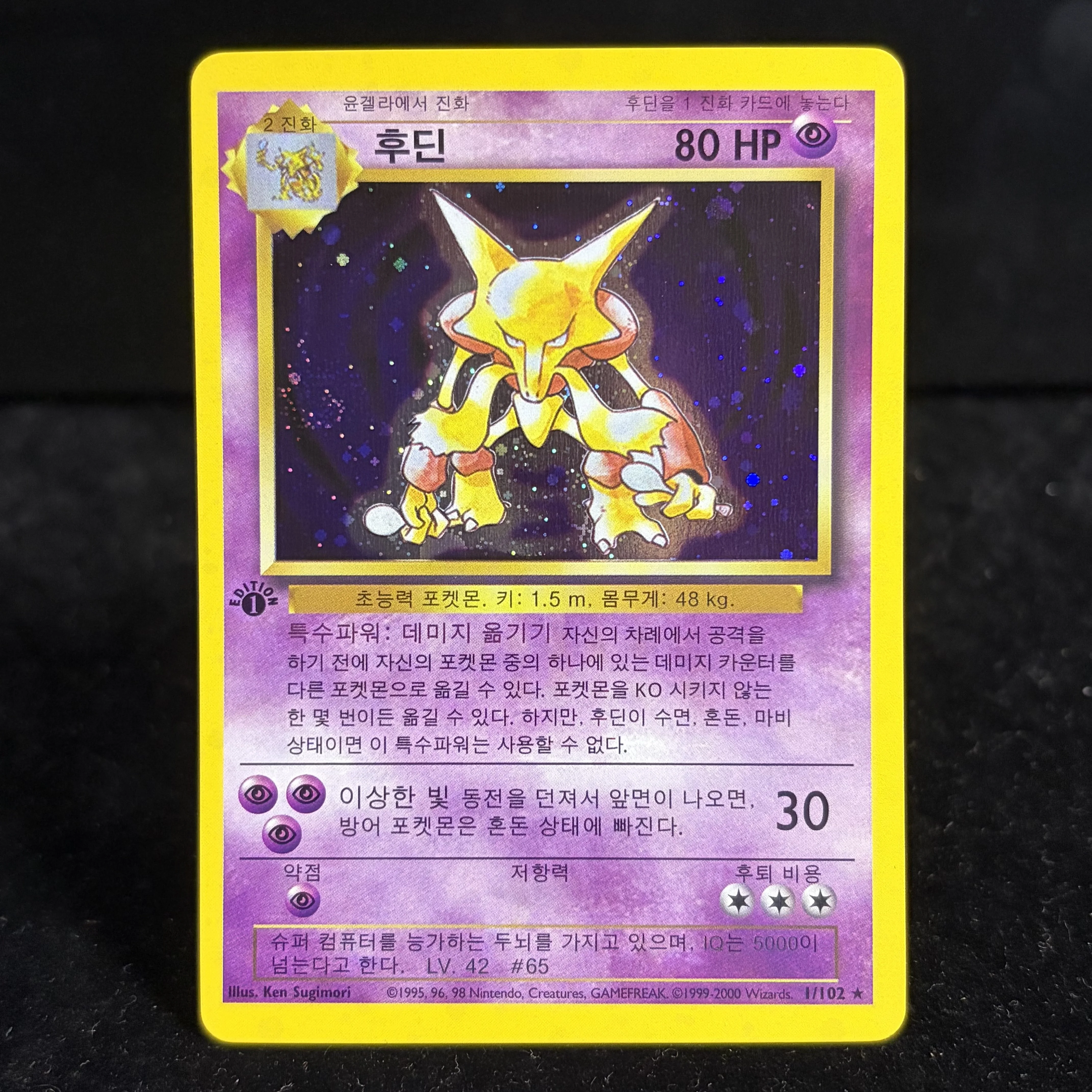 Korean Vintage Proxy Holo Foil Trading Card Collection Album - Highly Collectible Deck