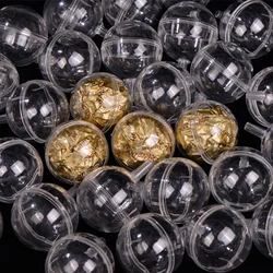 50-Pack Clear Chocolate Box with Truffle Liners - Elegant Valentine's Day Gift Packaging (50 pcs)