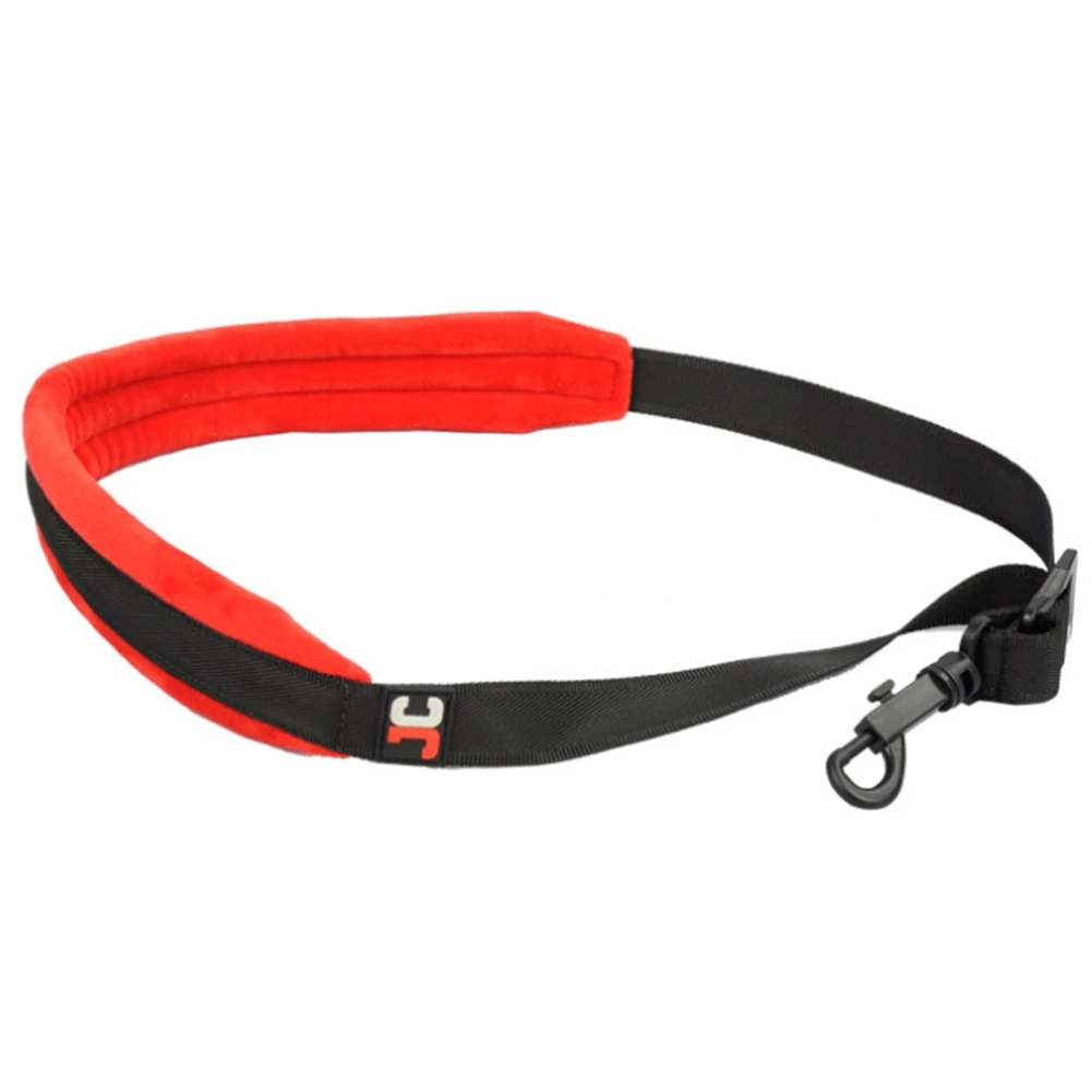 Confortevole Addensare Decompressione Tenor Soprano Alto Sax Neck Strap Sax Harness Cinturino Per Sassofono, Rosso