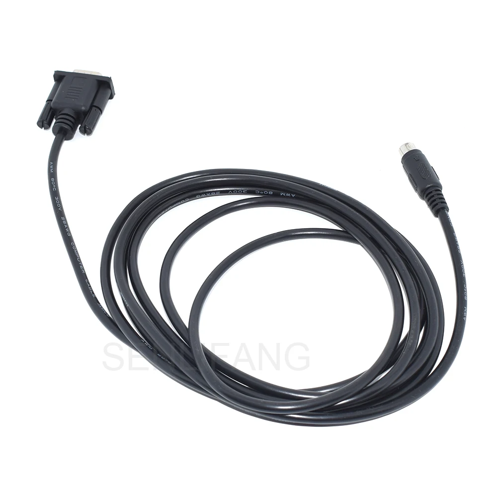HMI 케이블 데이터 케이블 DOP-CA232DP DB9 TO MD8과의 델타 PLC 통신용 DOP-DVP 3M 5M NEW