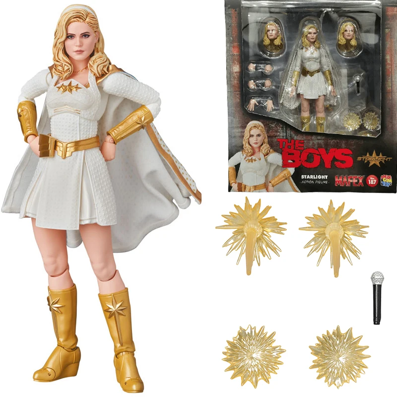Edizione Limitata Originale Medicom Mafex 187 Mafex Starlight Black Robed Inspection Team Action Figure Modello Da Collezione