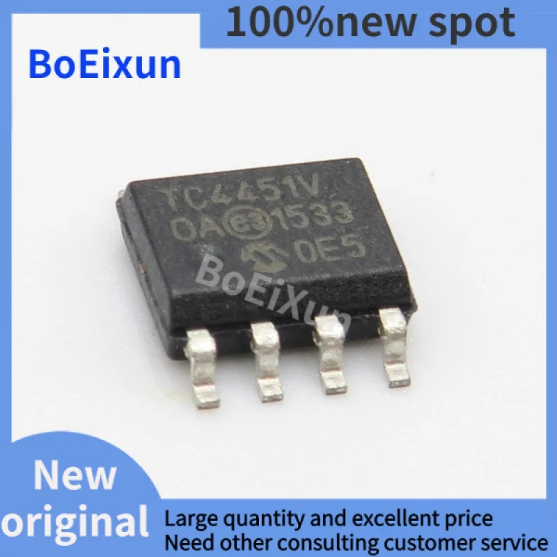 

1-50 PCS TC4451VOA SMD SOP-8 TC4451 13A High-speed MOSFET Driver Chip Brand New Original In Stock