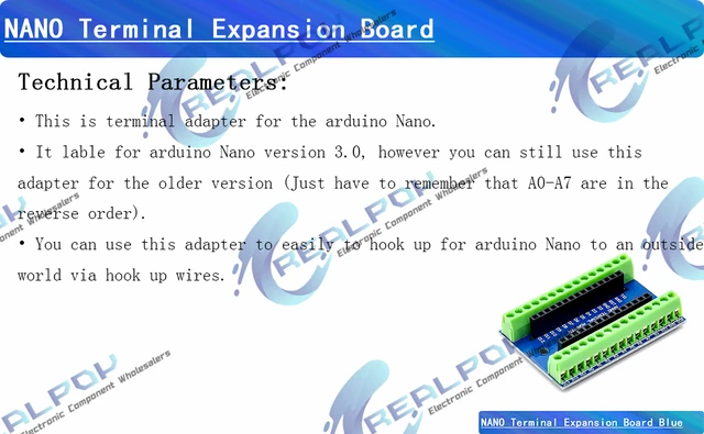 HiLetgo 5pcs Nano IO Shield DIY Nano IO Expansion Board DIY Kits For Arduino Nano - Foto 7