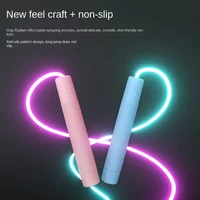 Glowing Skipping Rope for Kids Adjustable LED Night Glow Jump Ropes Children Adults Portable Training Sports Fitness Equipment 2