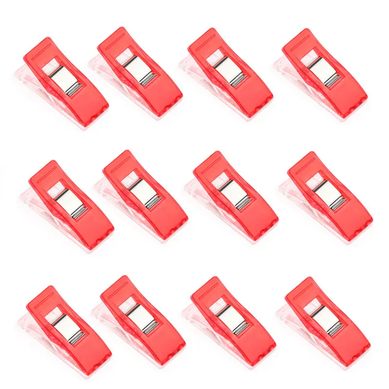 thumbnail image 1 of 10-50 pinzas de costura de plástico multiusos para manualidades, pinzas de encuadernación para acolchado, pinzas de seguridad para tejer a ganchillo, accesorios de costura DIY, 1 of 5