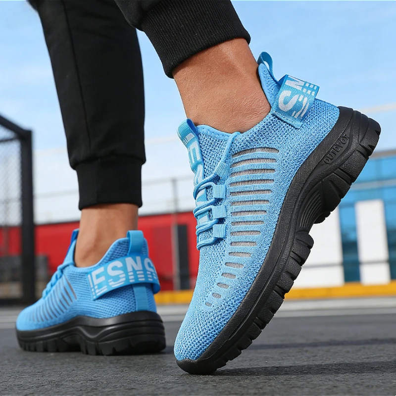 Fashion Men Casual Sneakers Breathable Mesh Lightweight Non-Slip Outdoor Daily Walking Sports Shoes for Men 2025 Trendy Footwear