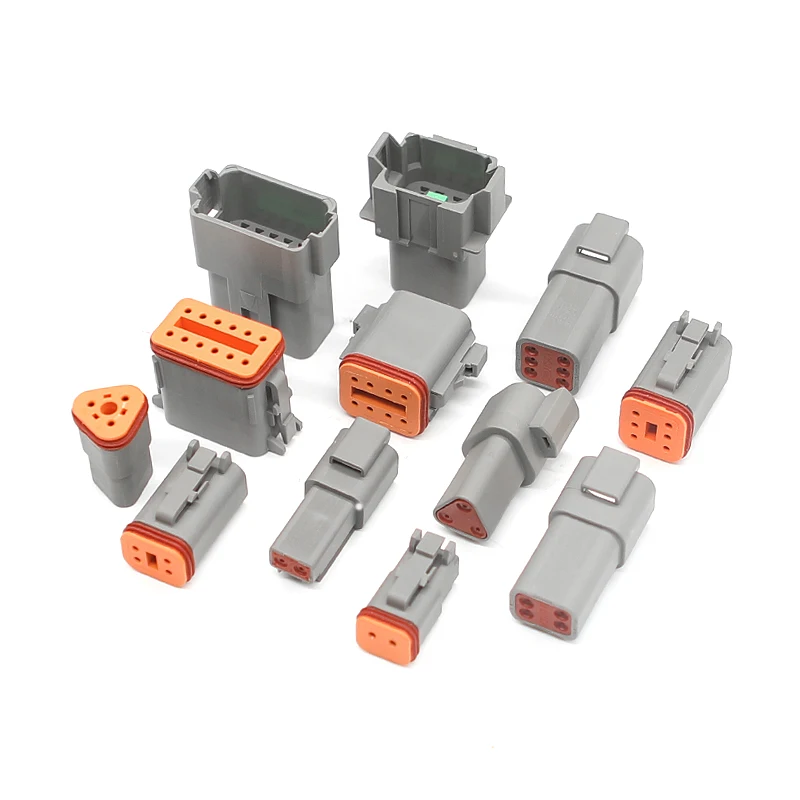 Hot 2/3/4/6/8/12 pin DT series manufacturers male and female car waterproof connector manufacturers DT06-6S-C015
