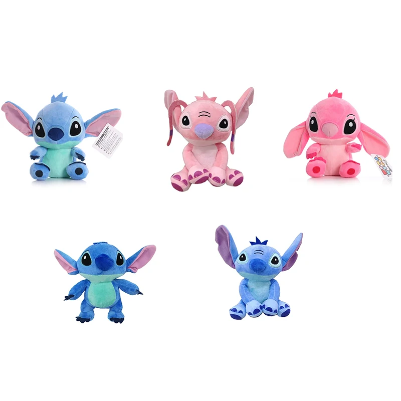 

20cm Disney Plush toy Couple Models Lilo & Stitch Cartoon Stitch Stuffed Plush Dolls Anime Plush Baby Toys Girl Kids Gift