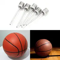 10Pcs for Footballs Standard Metal Inflating Pins Portable Ball Needles Air Pump for Footballs 2