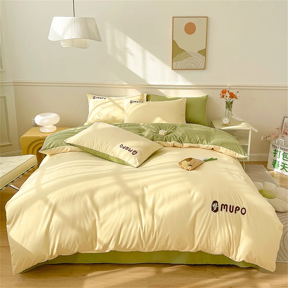 

Bedding Set Home Textiles Bedroom Bed Comforter Set Single Double Duvet Cover Set Polyester Duvet Cover Quilt Cover Pillowcase