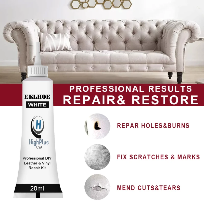 

20ml Leather Repair Gel Color Repair Home Car Seat Leather Complementary Repair Refurbishing Cream Paste Leather Cleaner