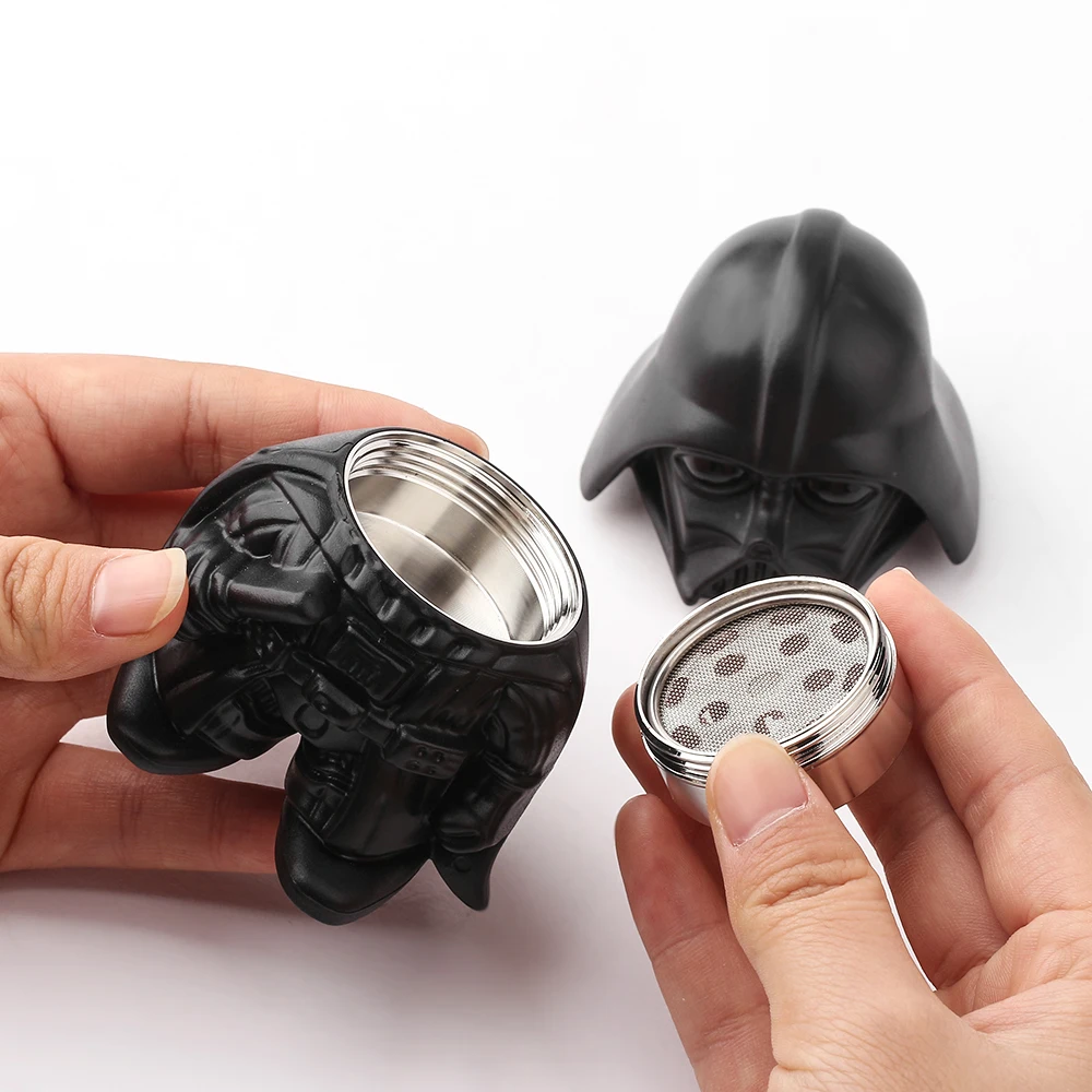 2 Piece Darth Vader Herb Grinder - Cannabis Gifts - Custom Swag