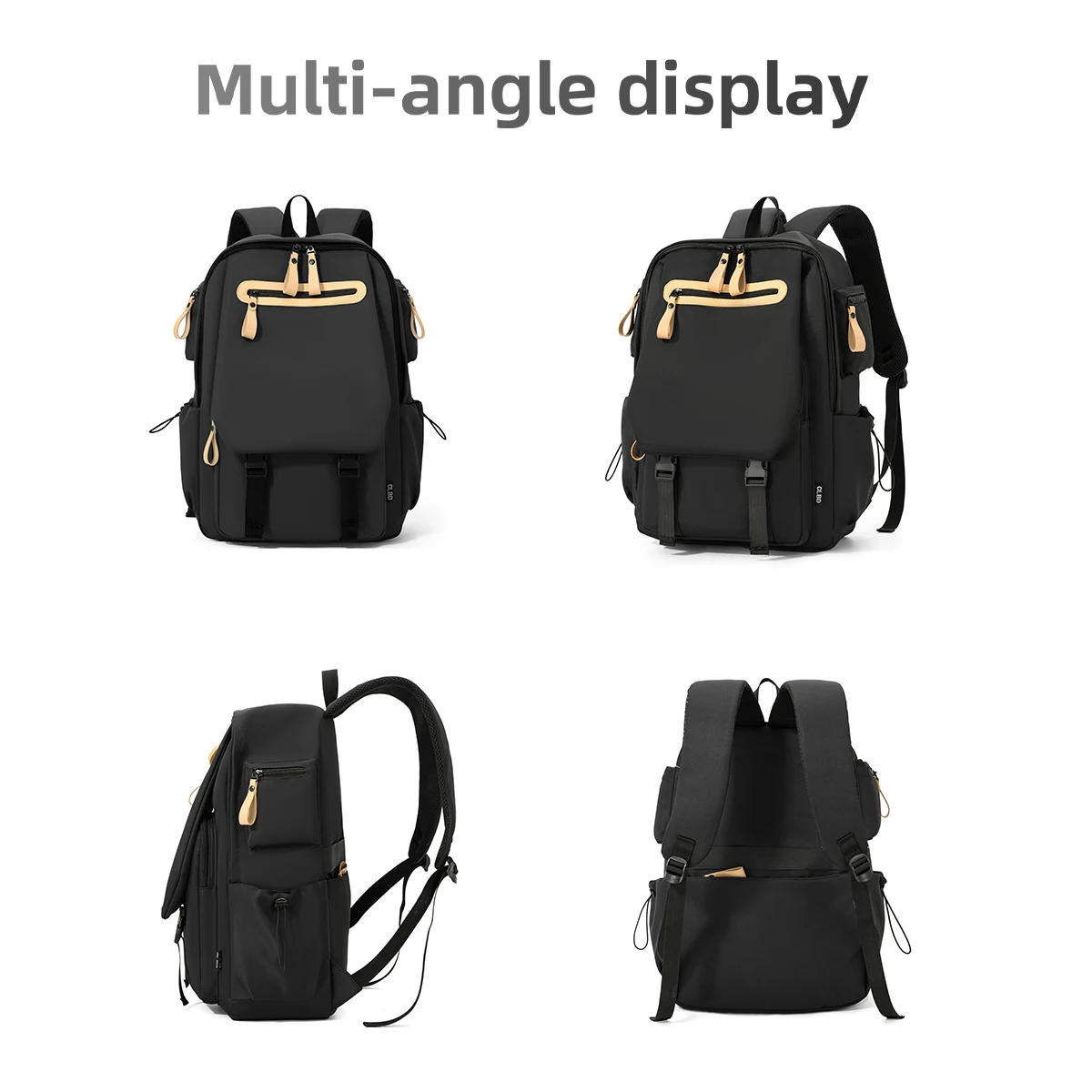 Schoolbags for Female Junior High School Students 2025 New Ultra-Large Capacity Lightweight Burden-Reducing Spine-Protecting Backpacks for Middle School Students and High School Students for Men