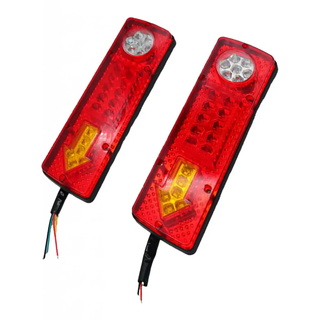 LED 자동차 트럭 트레일러 후진등, 후미등 표시기, 12V