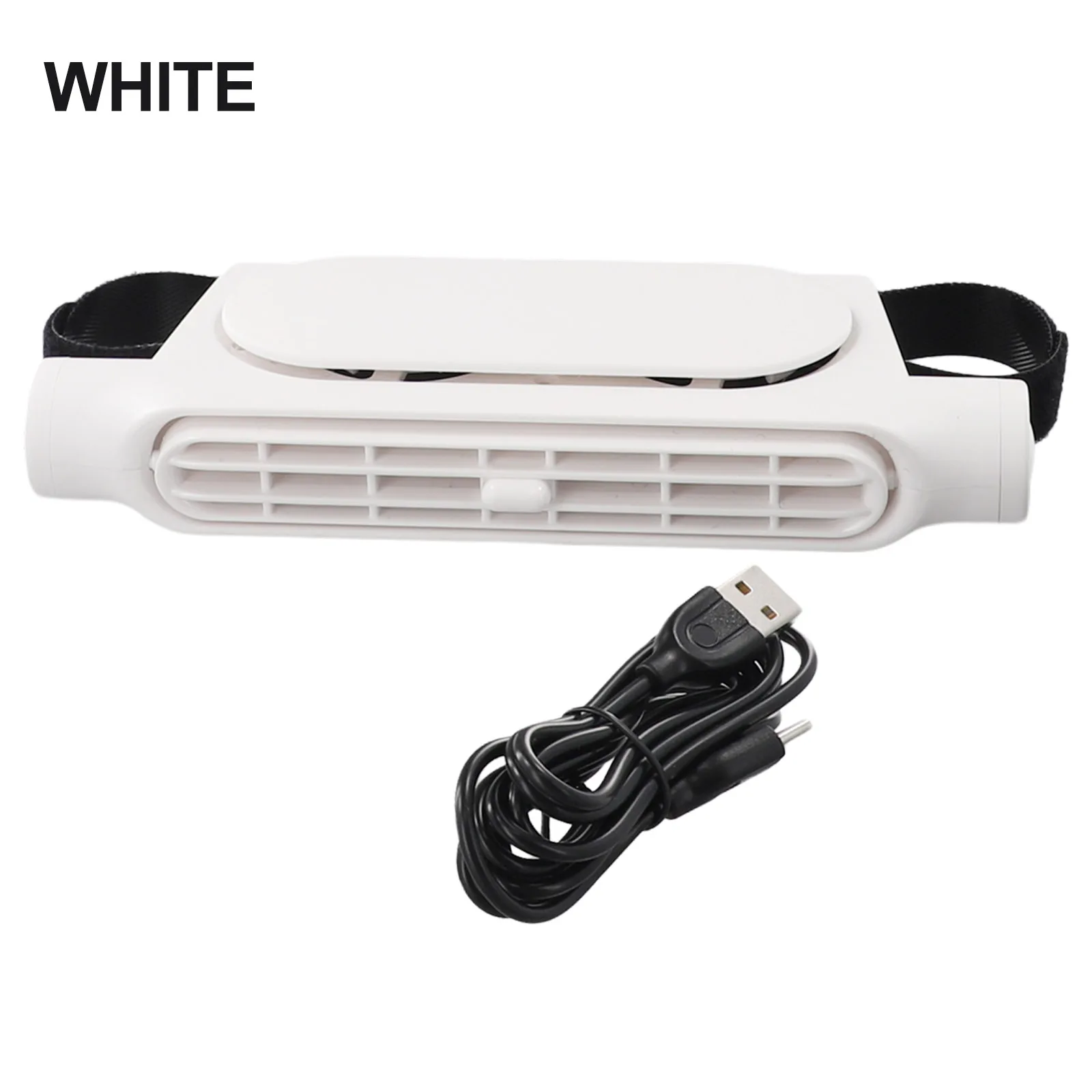 

1pc Efficient Cooling Car Rear Seats Fan - Sleek Design, Quiet, Adjustable Wind Speed, Universal Fitment, 5V Voltage
