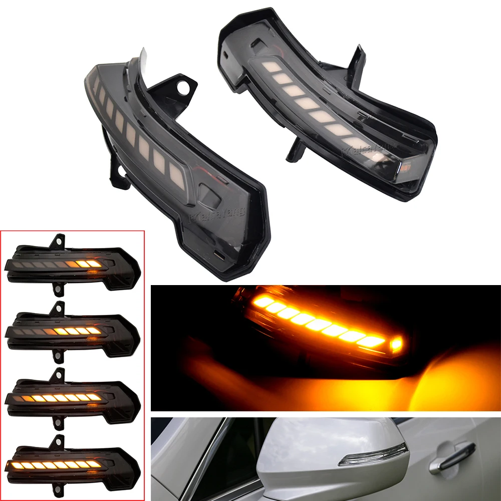 

2Pcs For Cadillac XT4 XT5 XT6 2019-2022 RearView Mirror Sequential Blinker Lamp Dynamic Indicator Turn Signal Light Lights