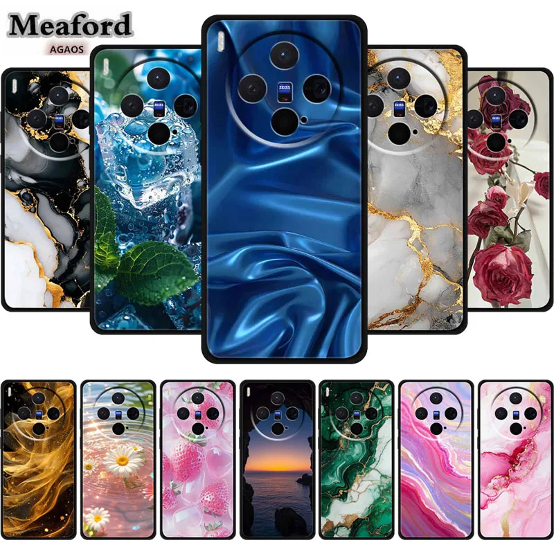 Black TPU Soft Silicone Phone Case  - Fashionable Anime Design with Protective Bumper