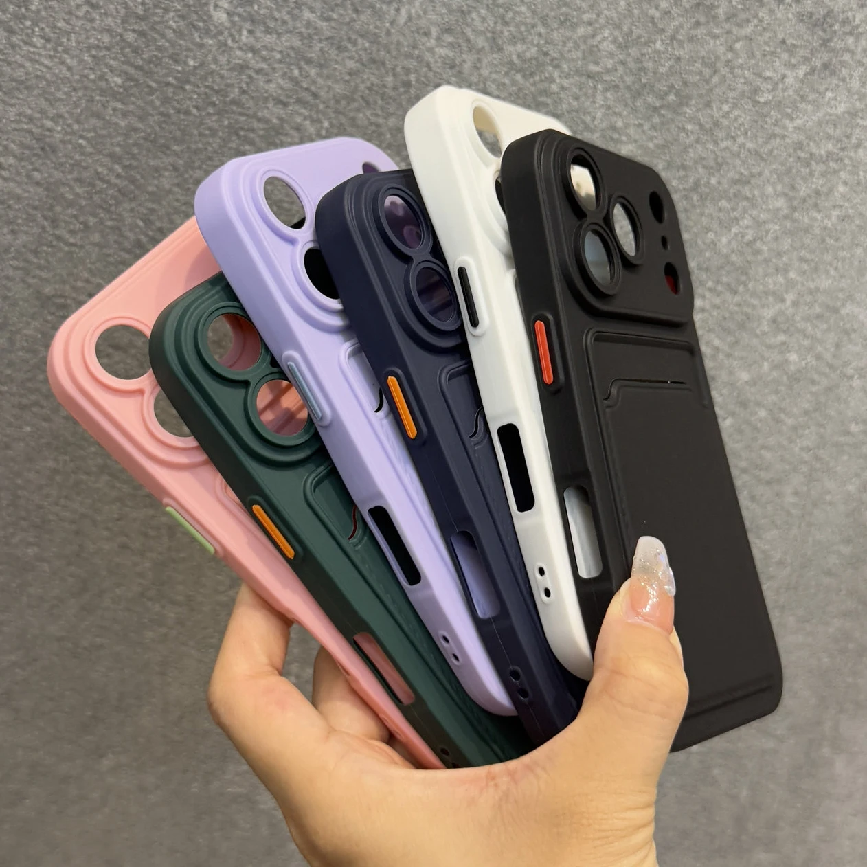 รูปสินค้า เคสใส่บัตรกันกระแทก สำหรับ iPhone 17 Pro Max