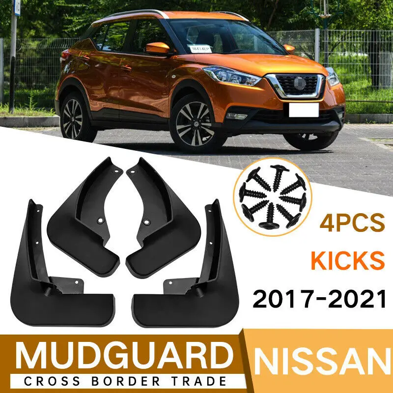 

4 шт., Автомобильные Брызговики для Nissan Kicks 2017-2021