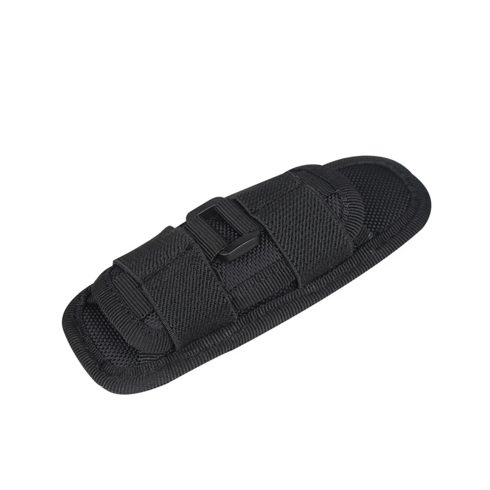 Tactical Flashlight Pouch Belt Torch Bag Durable Hunting Lighting Accessory Survival Kits 360 Degree Holster Rotary Torch Case 5