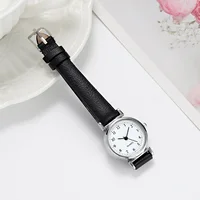 Students Business Quartz Watch Round Dial Shape Easy to Wear Casual Watch for Home Office Working Shopping 1