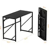 Folding Desk Writing Computer Desk for Home Office, No-Assembly Study Office Desk Foldable Table 3