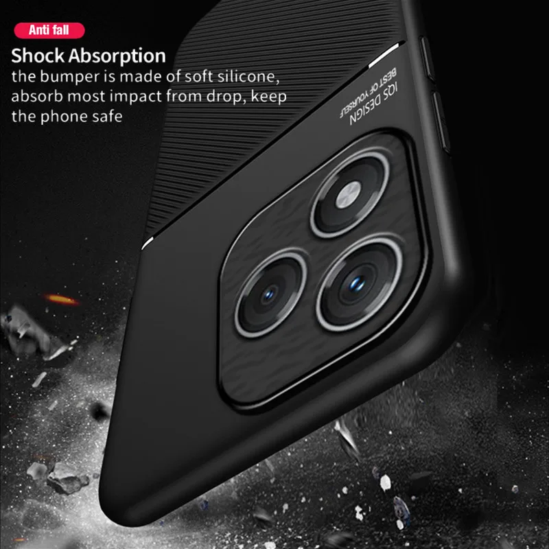 Rugged Non-Slip Case with Built-in Magnetic Holder