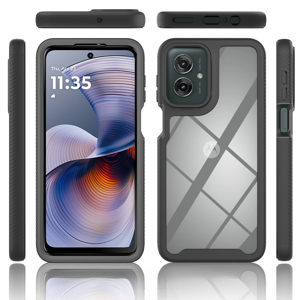 Armor Defend Shockproof Phone Case with Hard PC Frame and TPU Shell