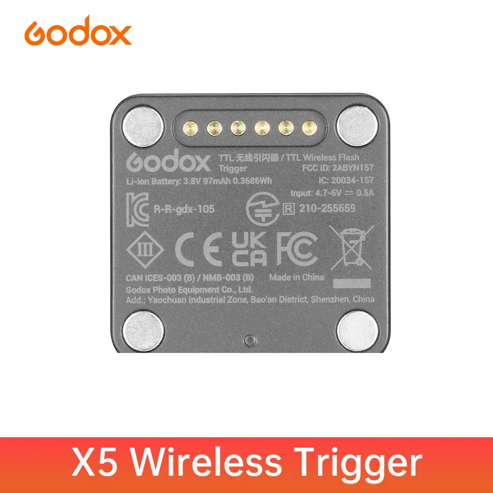 Godox iT32 X5 마그네틱 모듈형 플래시 키트 ? TTL 스피드라이트 HSS 1/8000s 2.4G 무선 트리거 온카메라 플래시(터치 스크린 USB 포함)