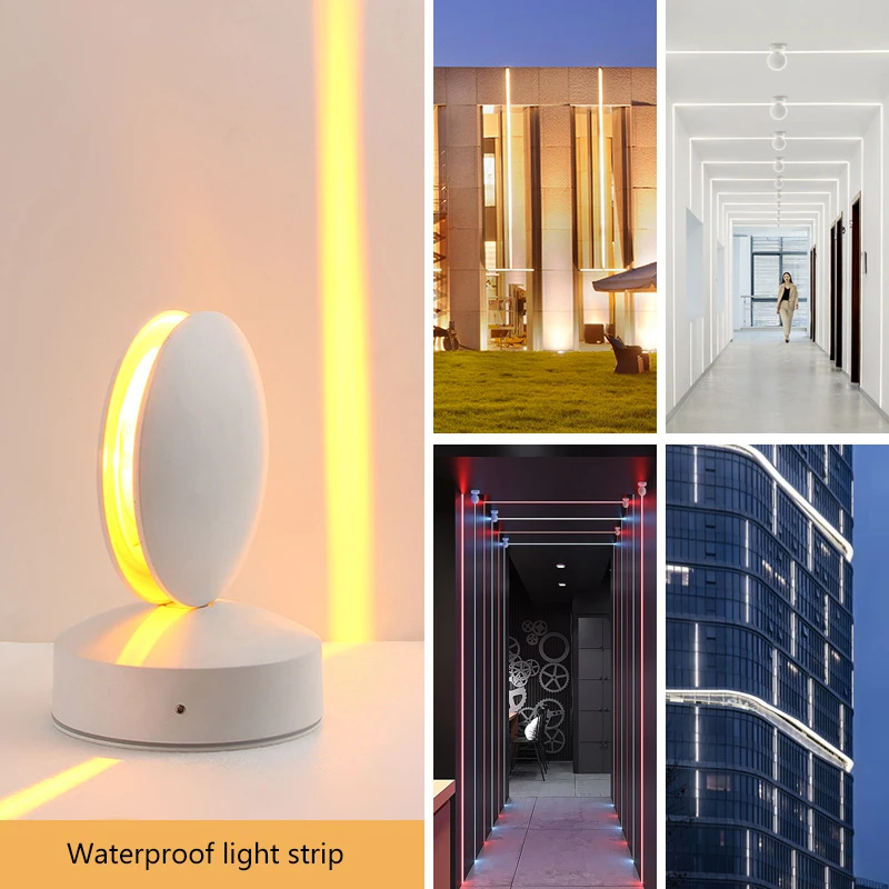 

Led Wall Light 360 Degree Spotlight for Corridor Bar Balcony Hotel KTV Wall Decor Entrance Ray Light Personality Wall Sconce