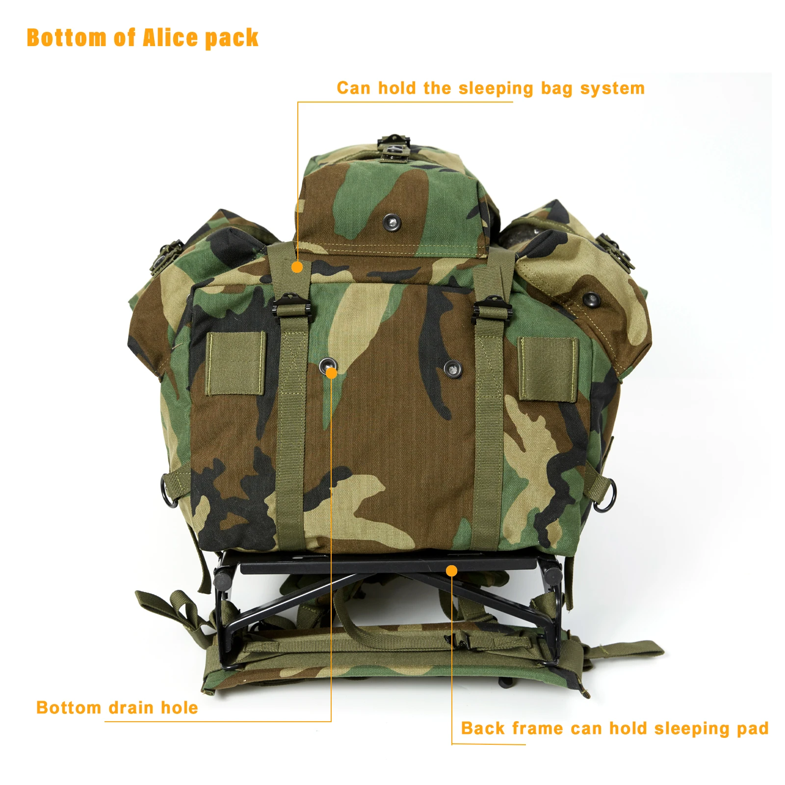 Equipo Militar Americano Morral Militar De CampaÃ±a Morral Militar