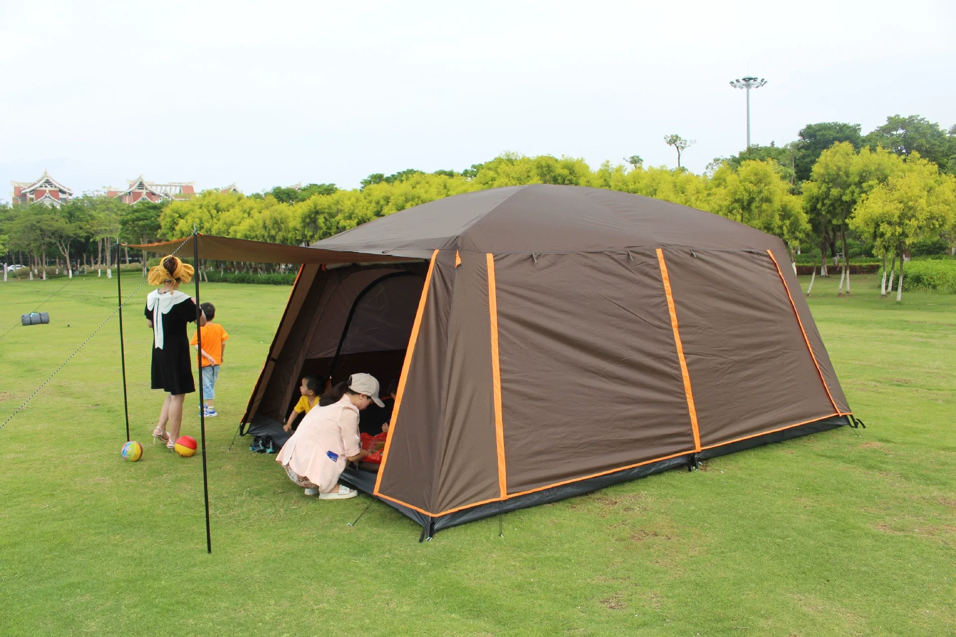 Weatherproof Rainfly Tent Top For 5-8-12 Person Tents Protects From The Elements Only Outside Coverage Top Not Including Tent
