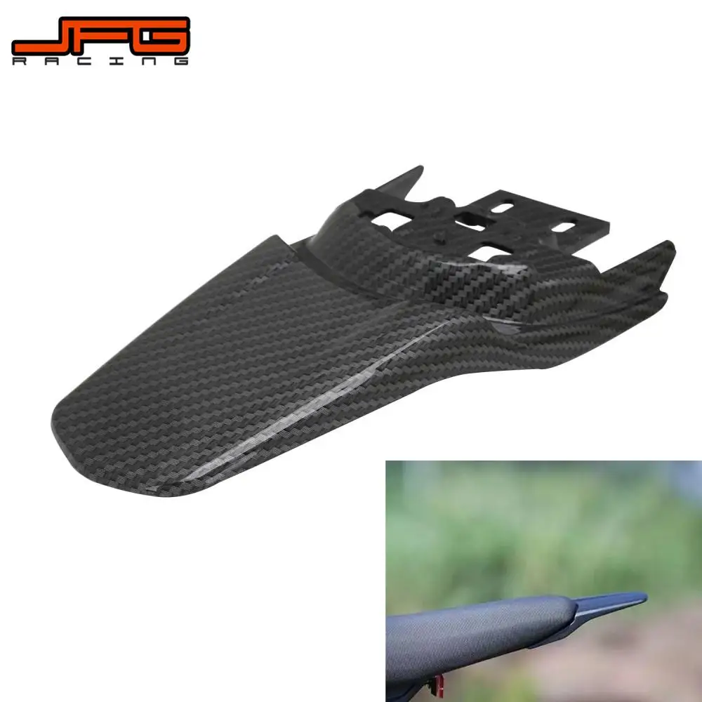 Imitation Carbon Fiber Rear Mudguard for Off-Road Electric Bikes