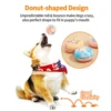 SCGK 6PCS Dog Toys Squeaker Latex Bouncy Ball Squeaky Rubber Dog Toy for Dog Small Dogs Interactive Pet Supplies Dog Accessories 3