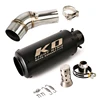 51MM Exhaust Pipe FOR KAWASAKI Z250SL Any Year Motorcycle Escape Muffler Mid Link Pipe Slip On With DB Killer Stainless Steel