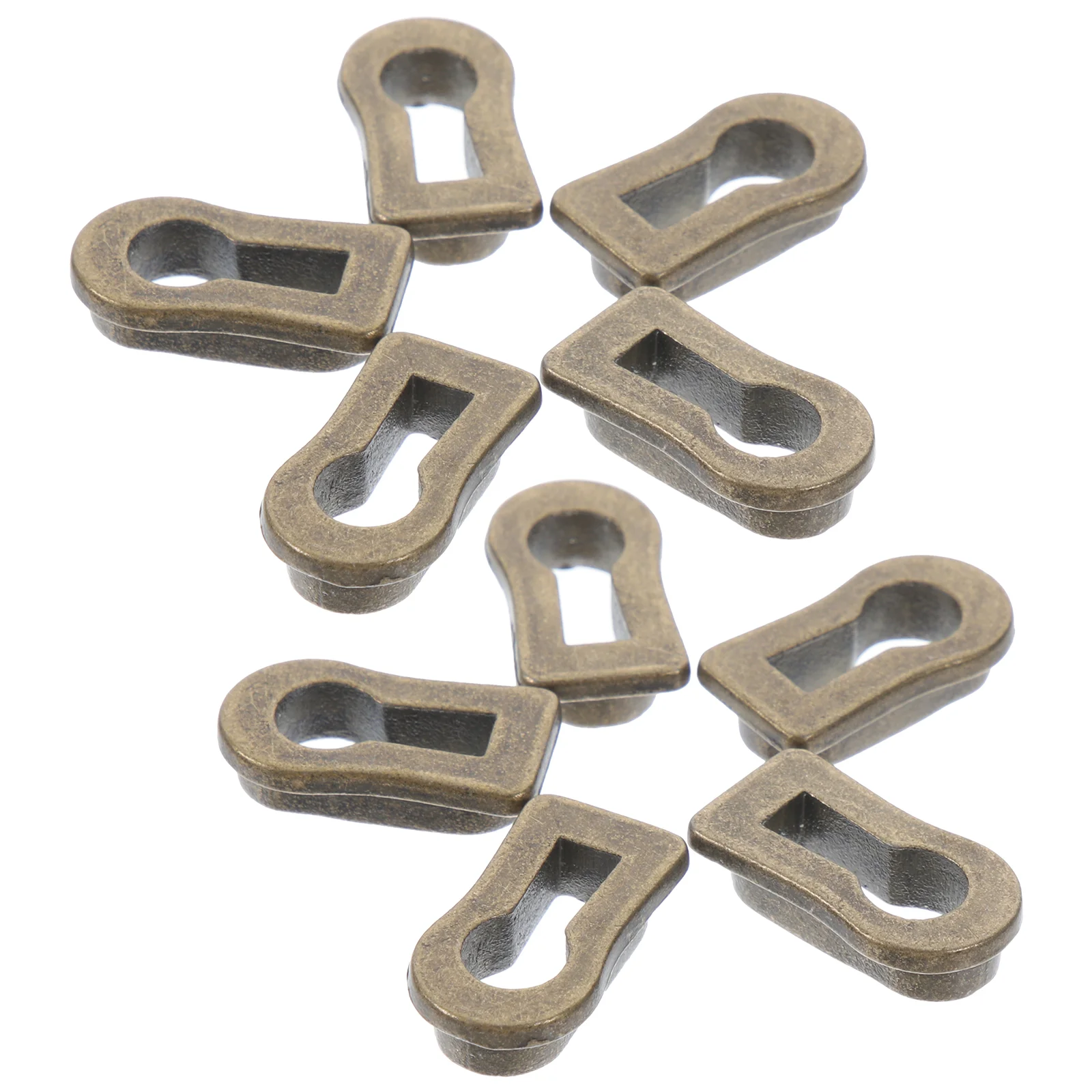 

10Pcs Zinc Alloy Keyhole Cover Decorative Keyhole Insert Keyhole Cover Furniture Hardware